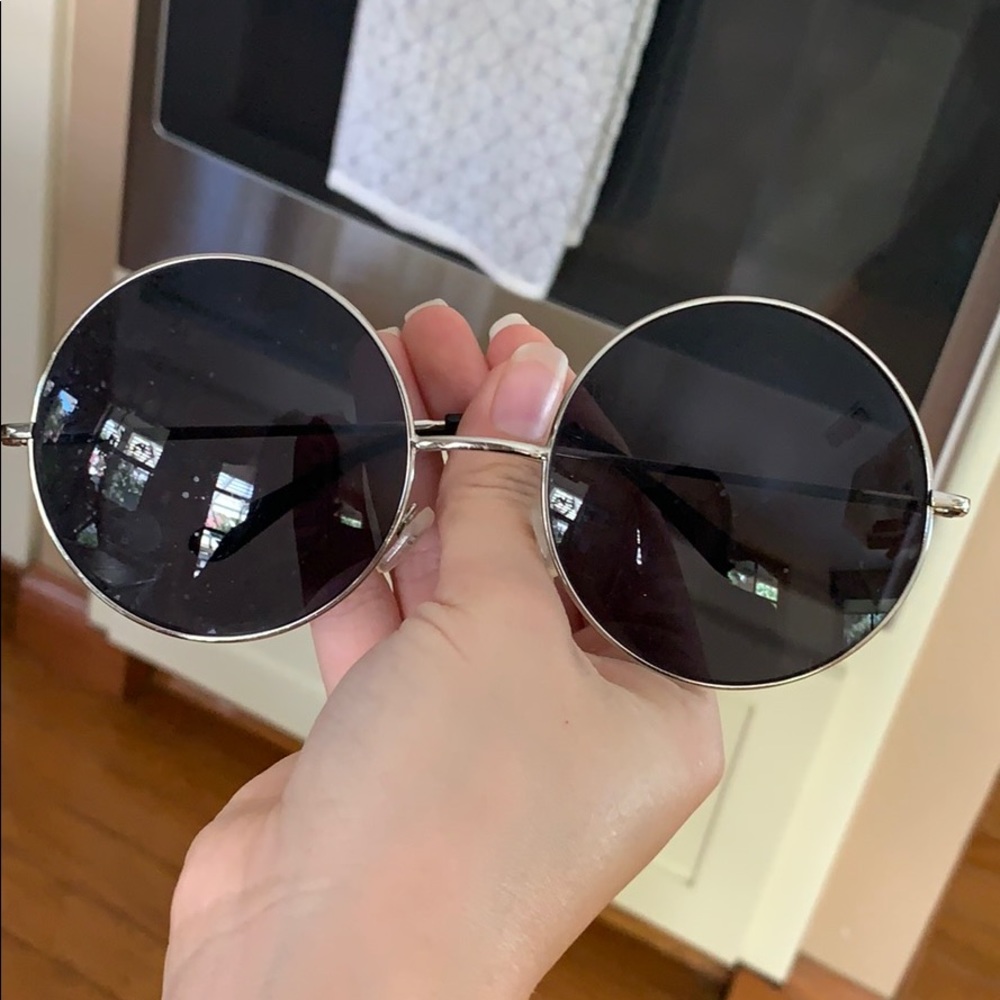 Thrifted Round Wire Rimmed Sunglasses
